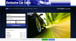 Desktop Screenshot of exclusivecarsales.co.uk